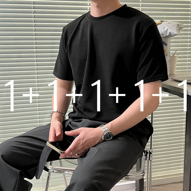 [당일출고] [1+1+1+1+1] 피넛 링클프리 반팔 티셔츠